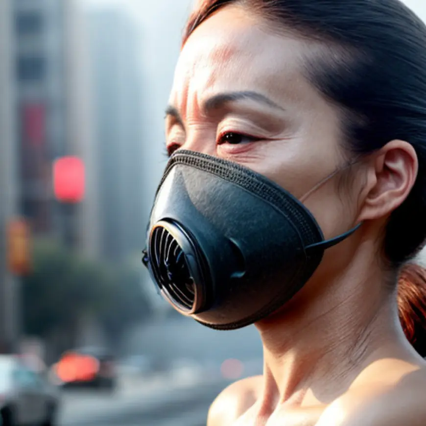 pollution affect the aging of the skin