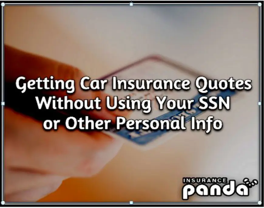 Is it possible to get a car insurance quote without providing personal information?