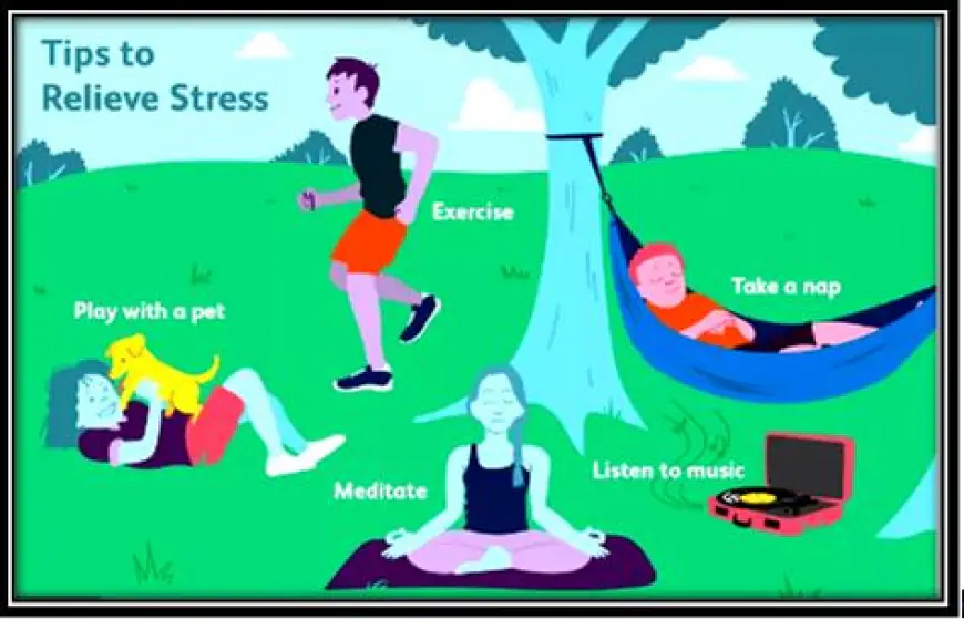 How can adults manage stress effectively in their everyday lives?