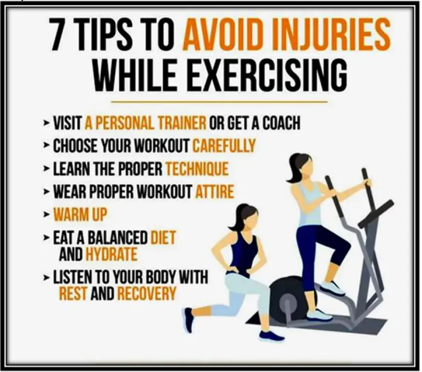 How can you prevent injuries while exercising?