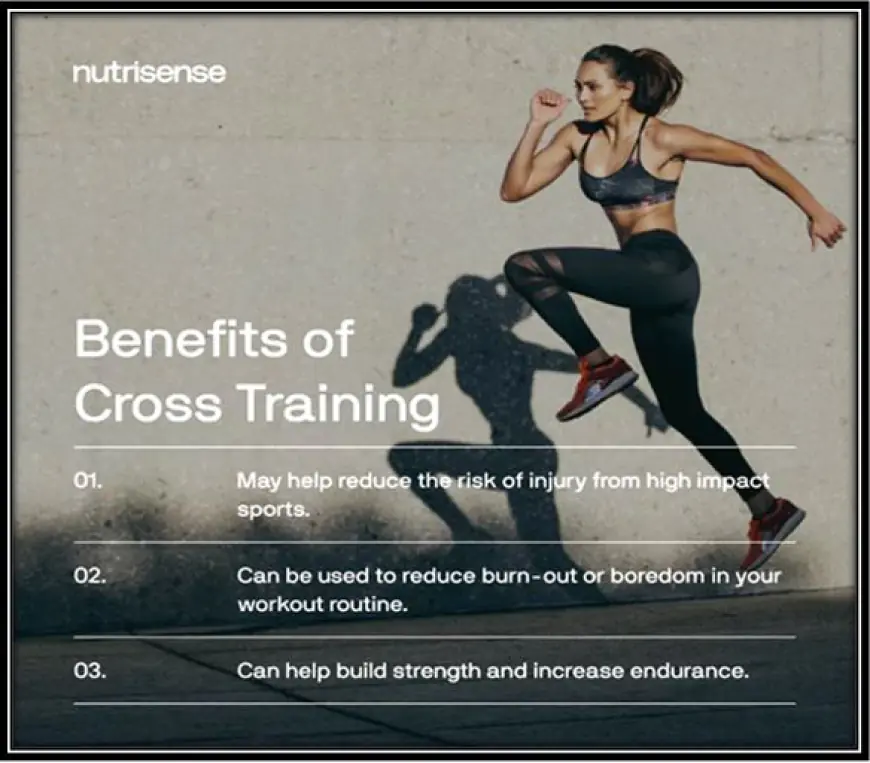 What are the benefits of cross-training and incorporating different types of exercise into your routine?