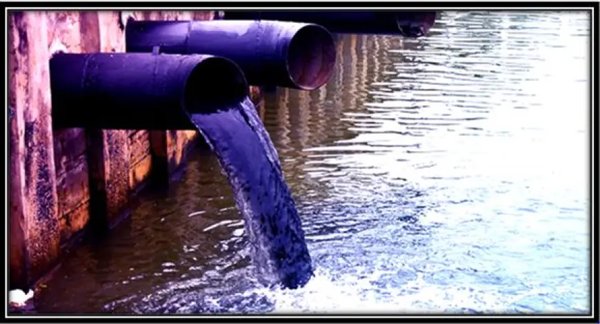 What are the consequences of industrial waste on water quality?
