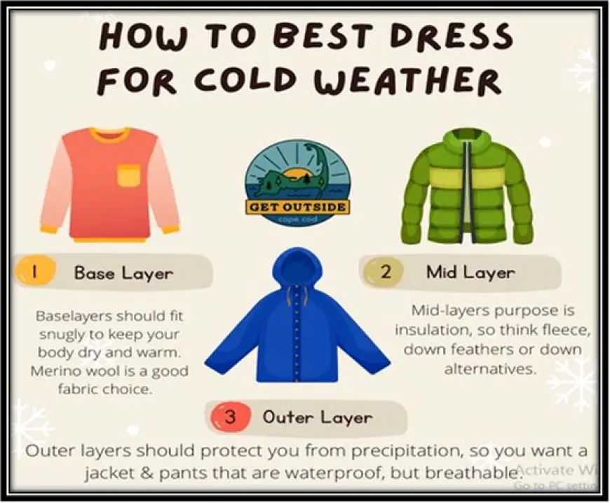 What are the best ways to dress for cold weather?